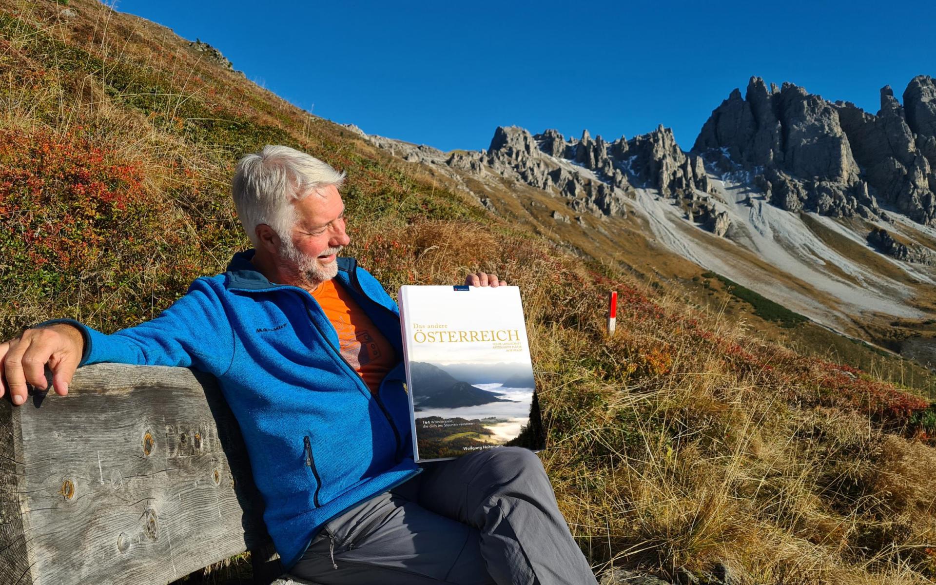 Buch "Das andere Österreich" mit Autor
